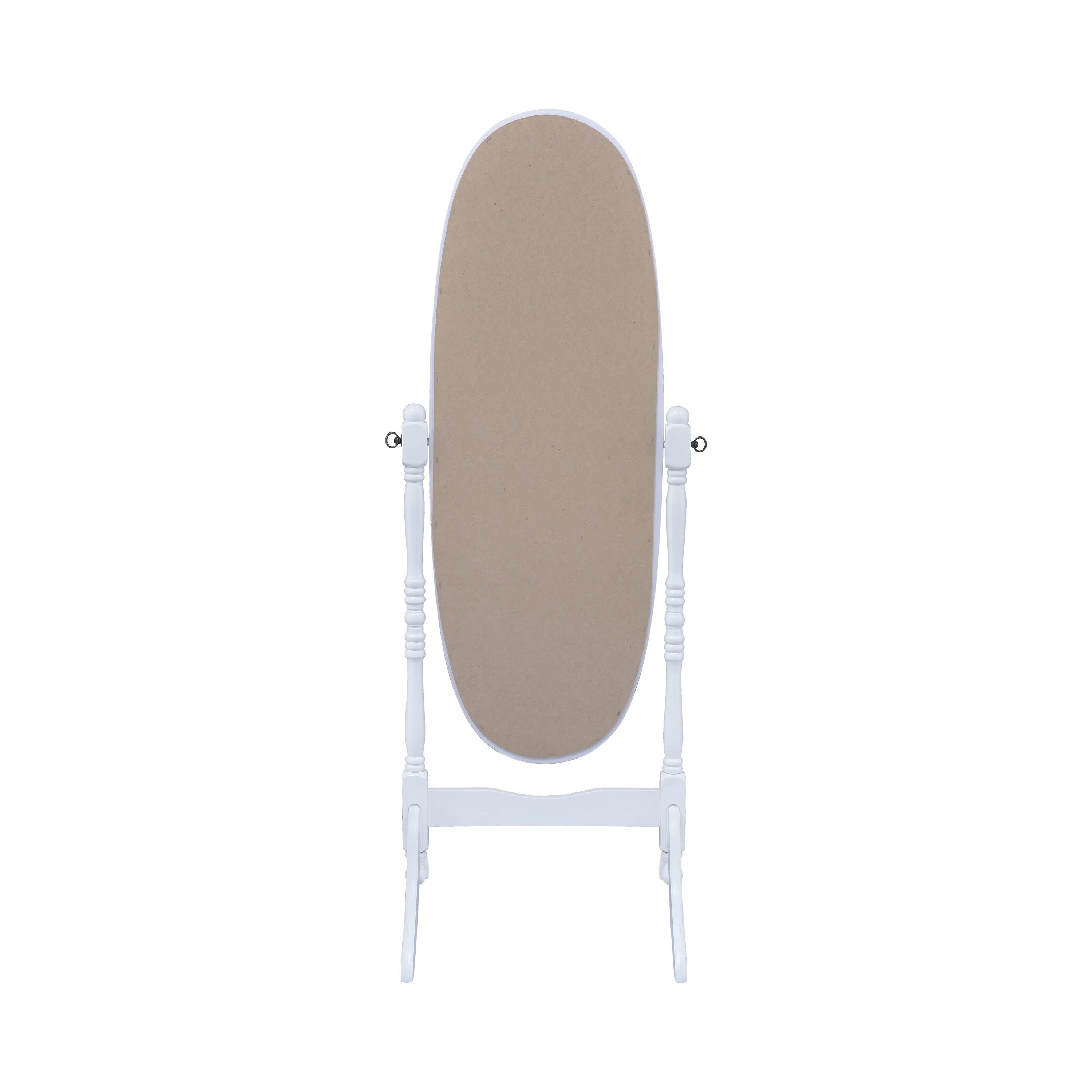Foyet Wood Adjustable Full Length Cheval Mirror White