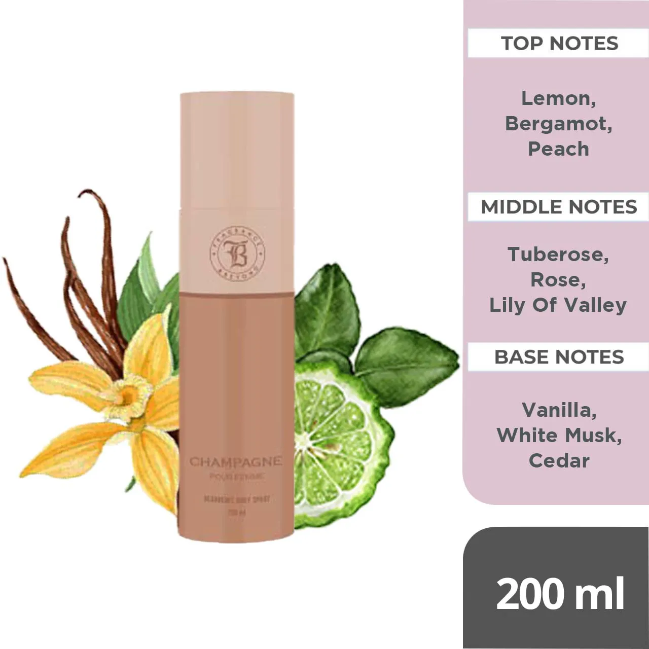 Fragrance & Beyond Body Deodorant for Men & Women (Pack of 4) - 200ml Each | Blaze, Dapper, Dazzle, Champagne