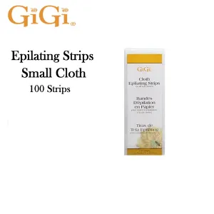 GiGi Epilating Strips, Small Cloth, 100 Strips (0500)