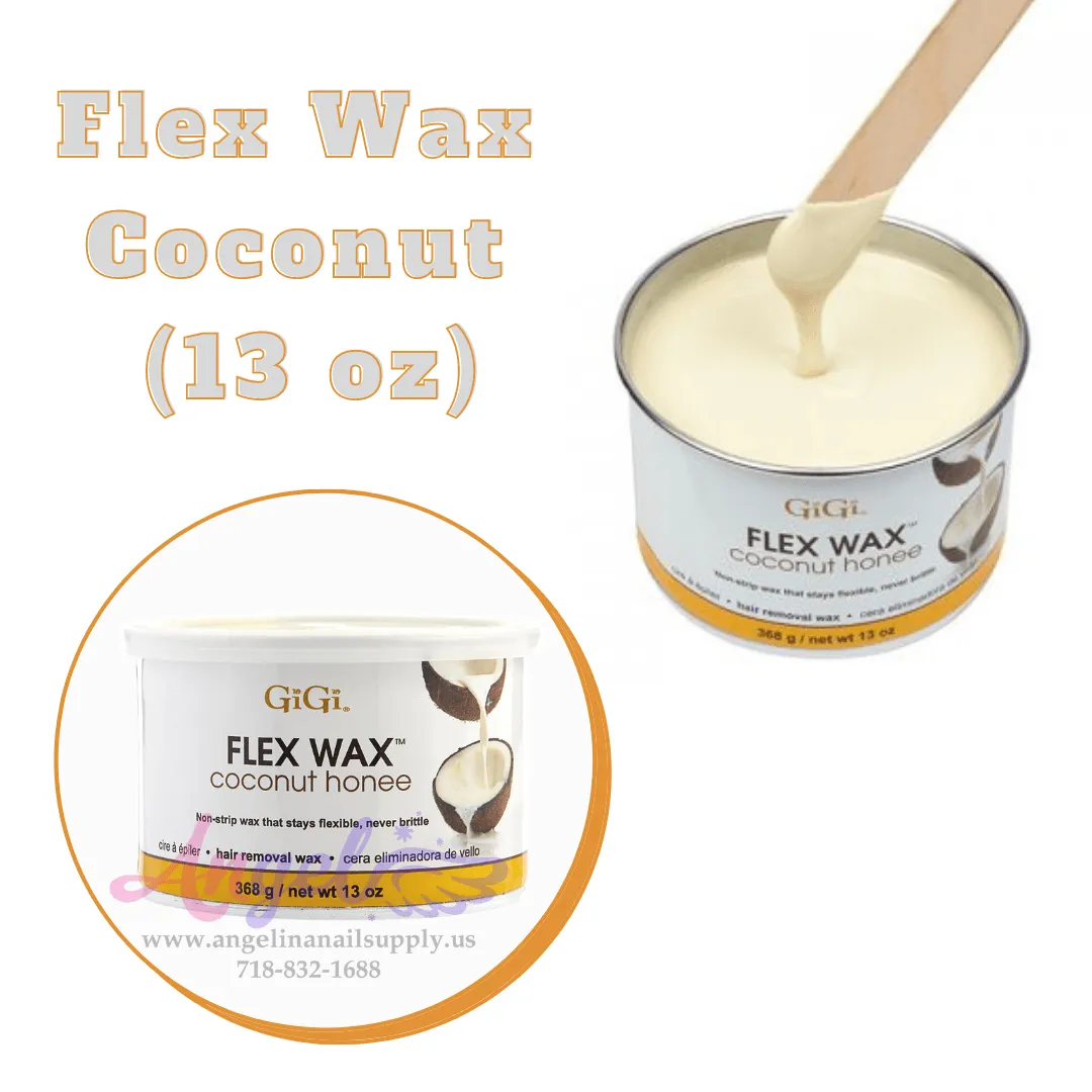 GiGi Flex Wax Coconut Honee Non-strip (13oz)