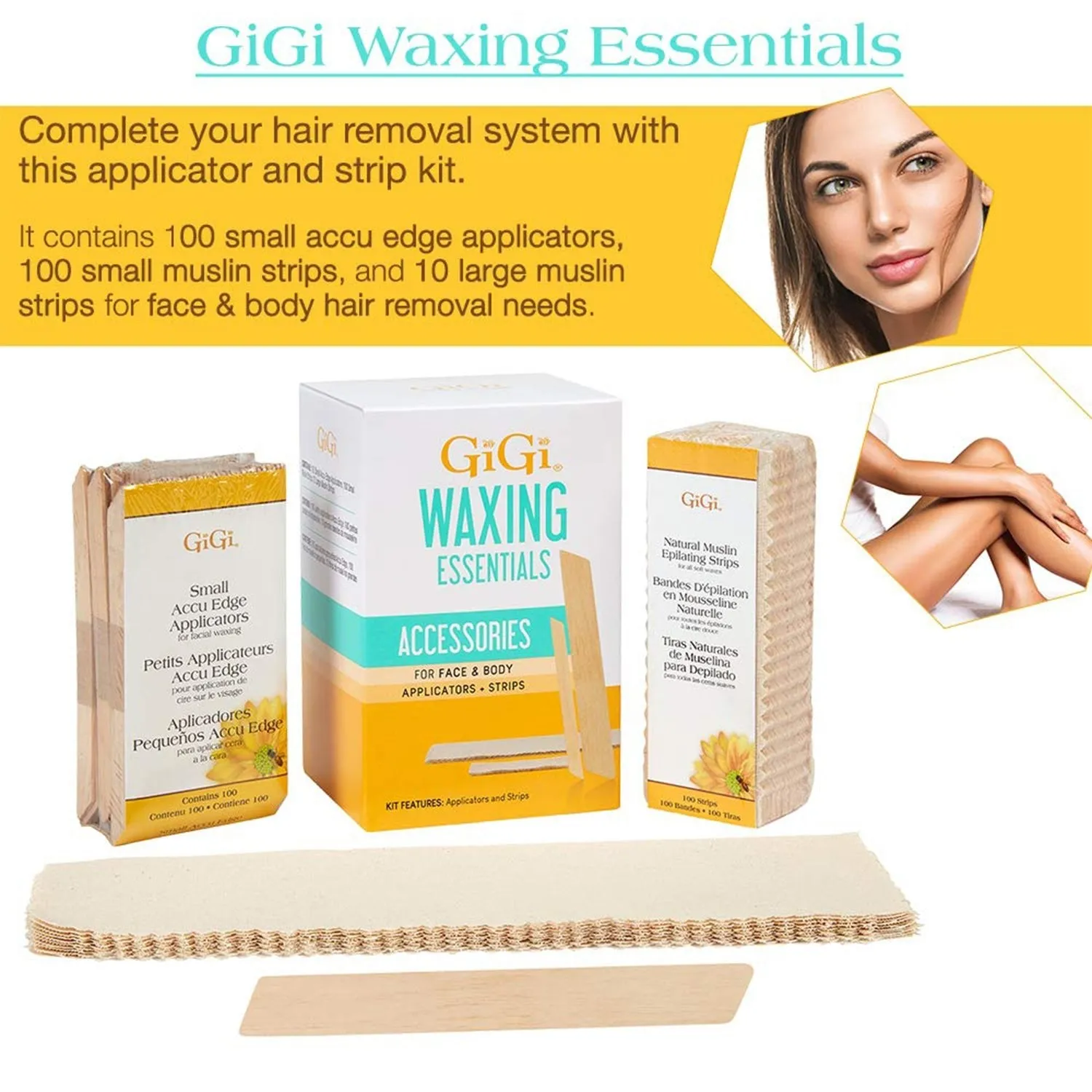 Gigi Waxing Essentials Accessories For Face & Body