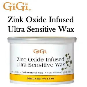 GiGi Zink Oxide Infused Ultra Sensitive Wax, 13oz (0804)