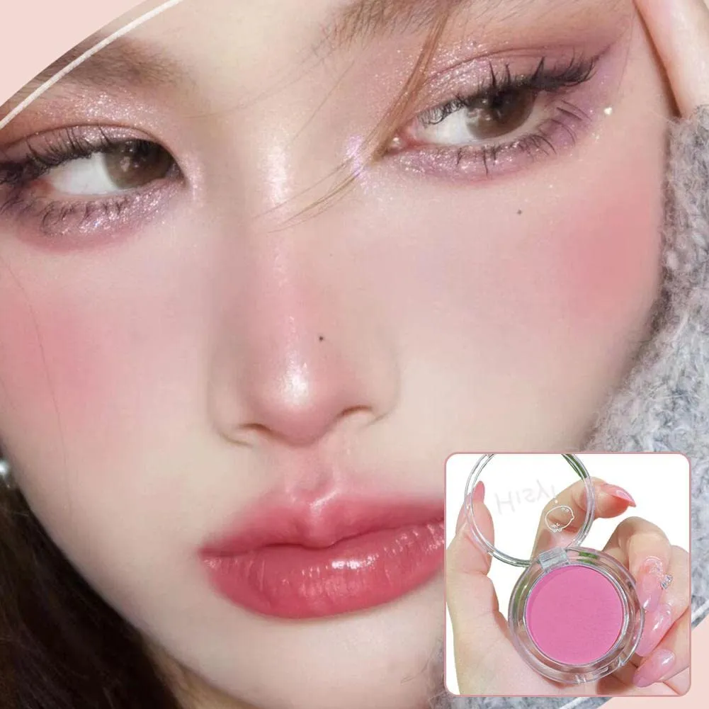 Girl Matte Blush Peach Cream Makeup Orange Pink Blush Palette Cheek Contour Blush Tint Blush Rouge Cheek Cosmetics Blusher Red