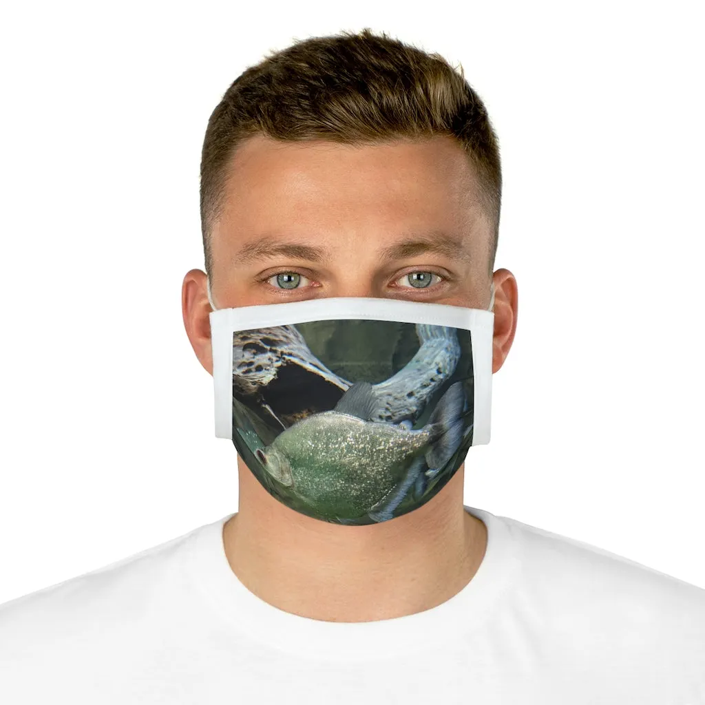 Glitter Green Fish Cotton Face Mask (EU)