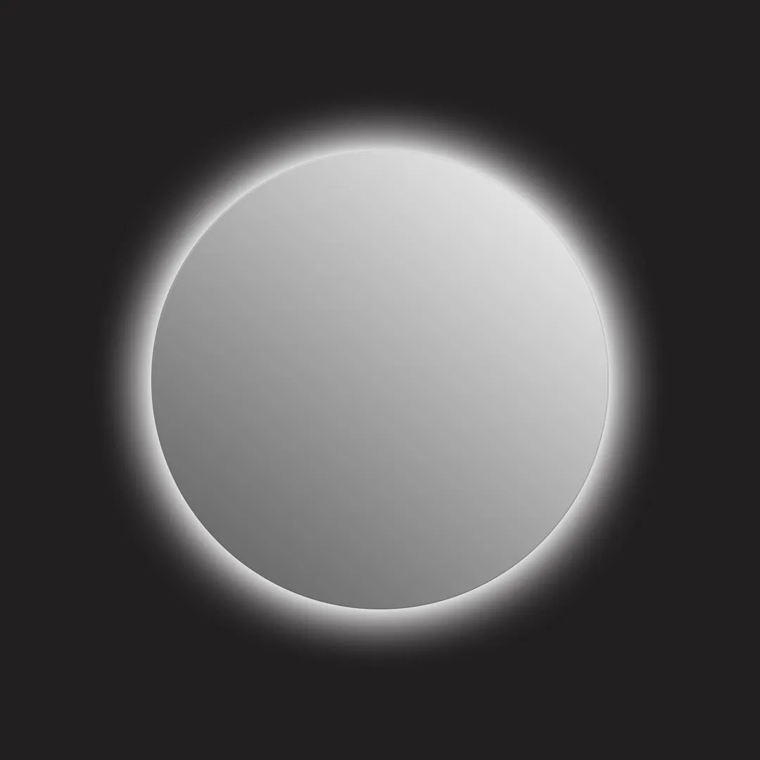 Halo Round Lighted Mirror