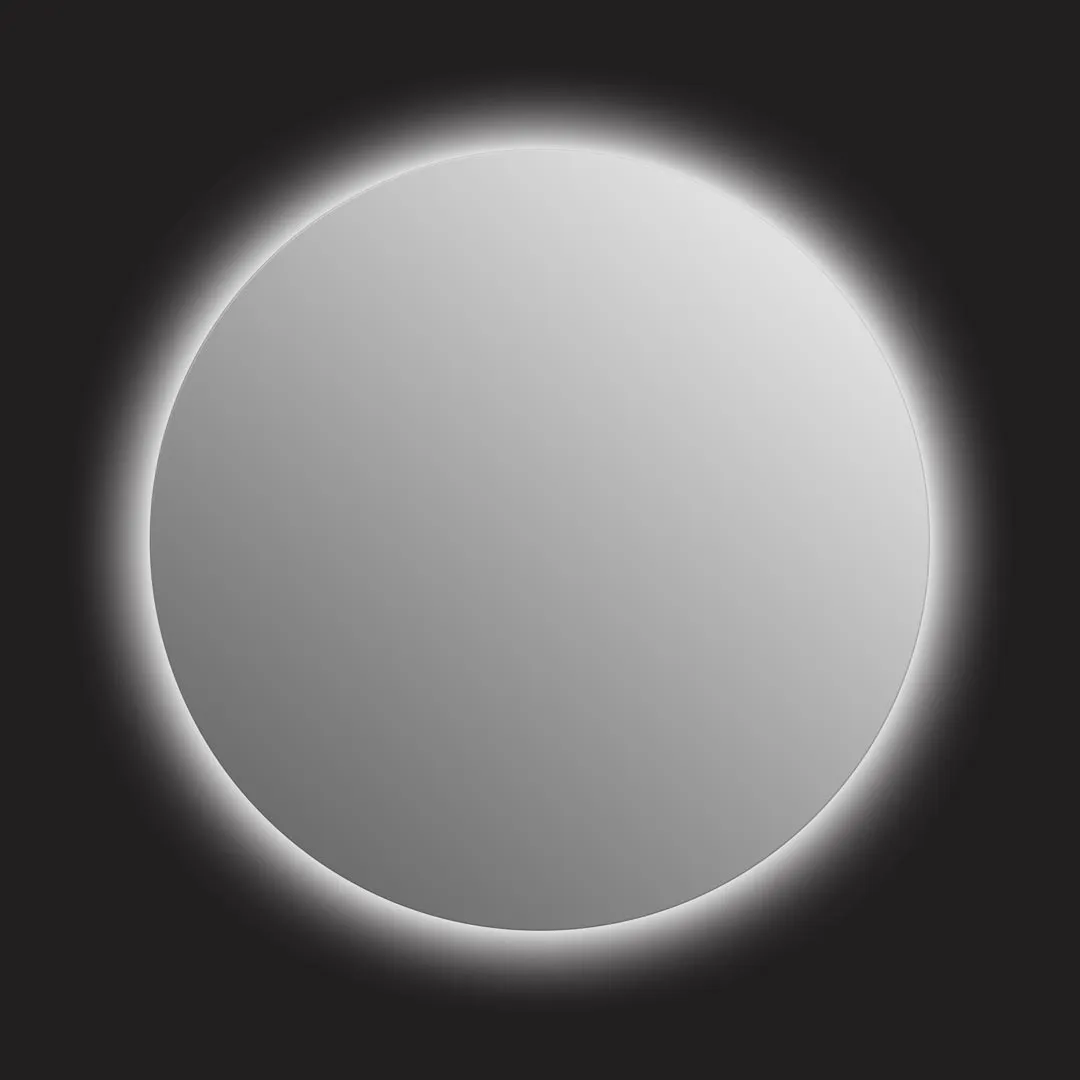 Halo Round Lighted Mirror