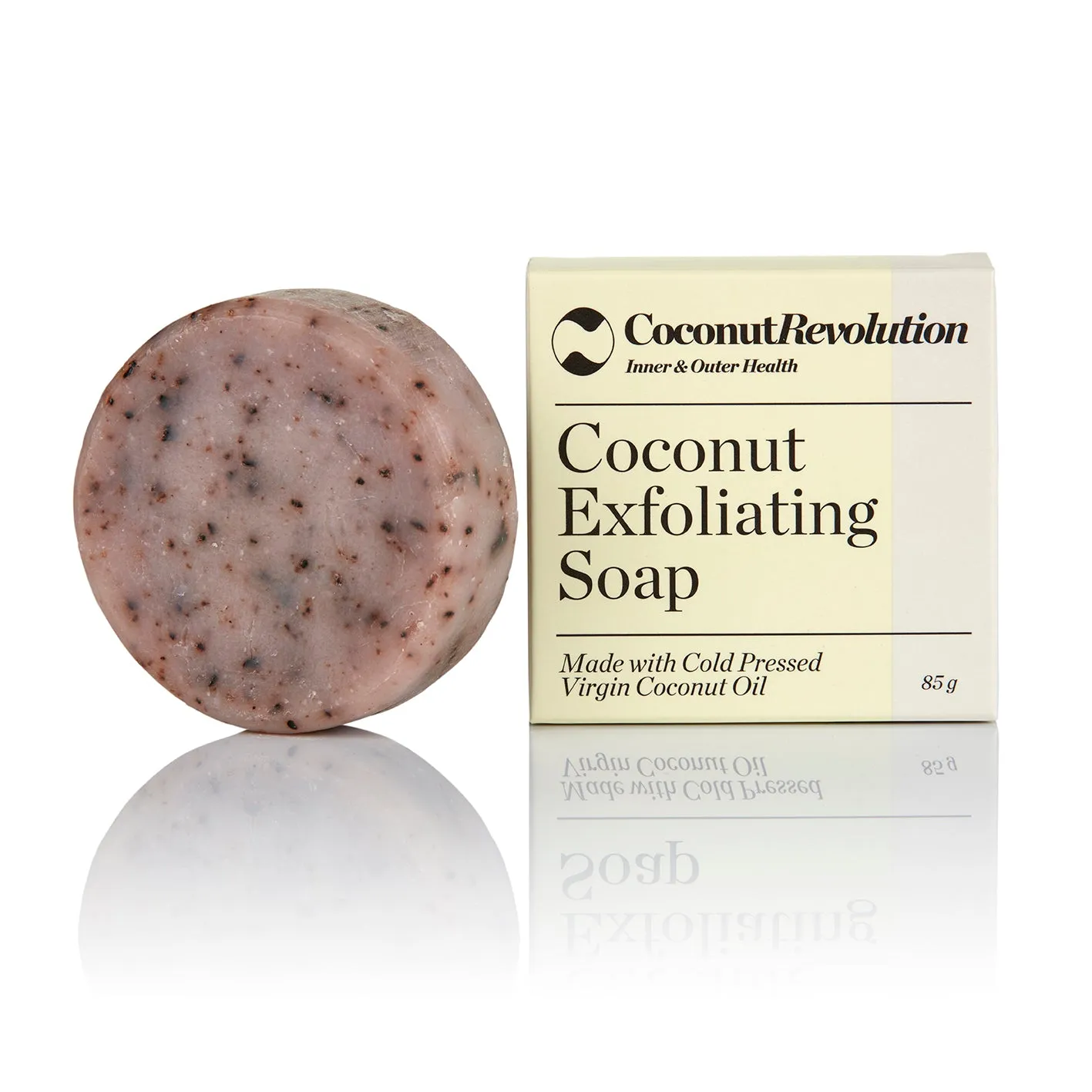 Handmade Coconut Soap - Exfoliating 85g - BUY 3 FOR $18