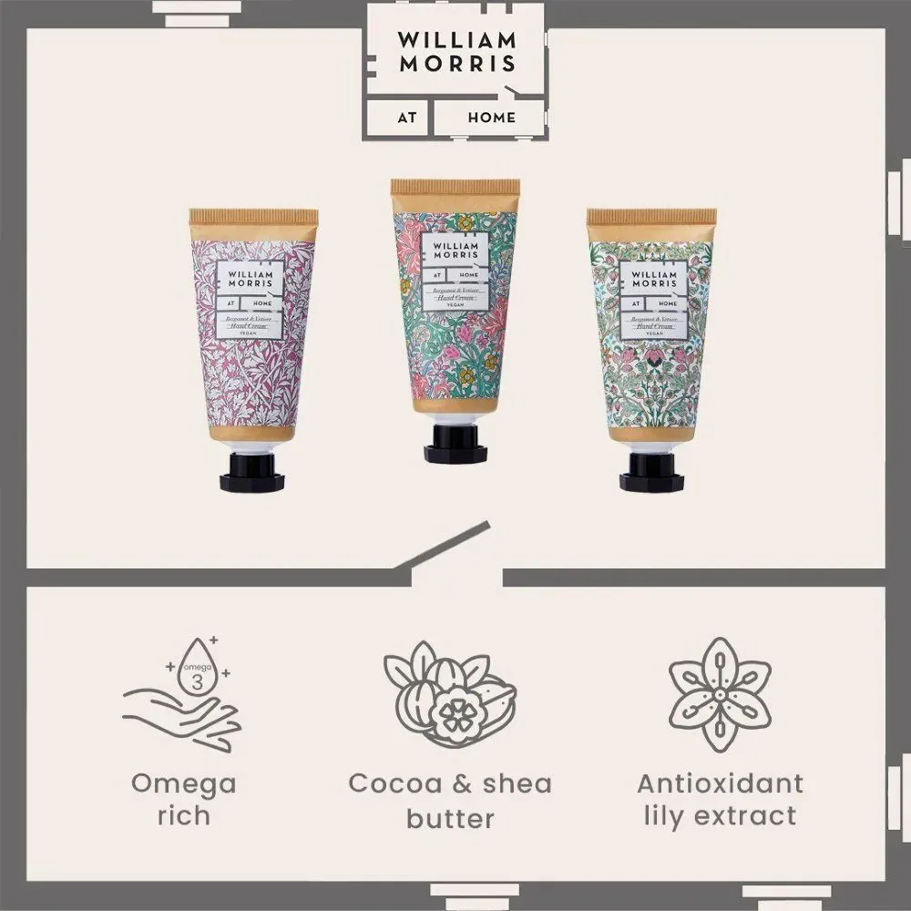 Heathcote & Ivory Golden Lily Hand Cream Trio (3 x 30ml)
