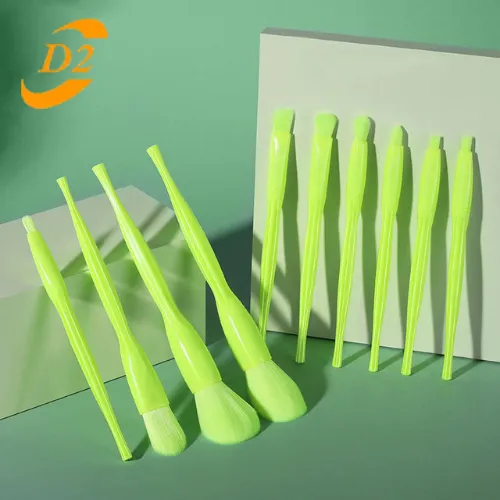 High Quality 10 pcs Candy Color Makeup Brushes Tool Set