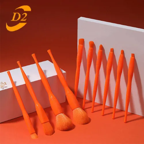 High Quality 10 pcs Candy Color Makeup Brushes Tool Set