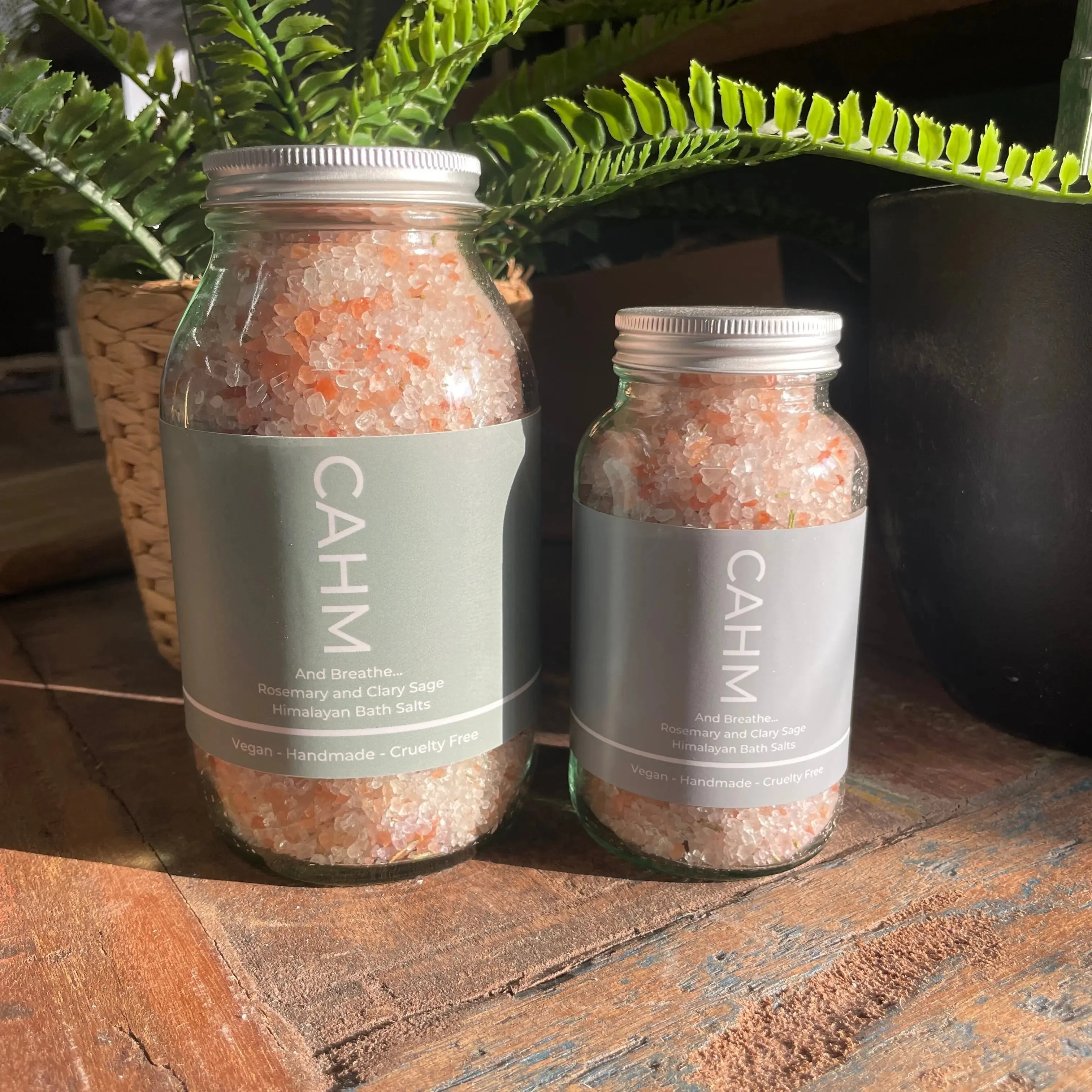 Himalayan Bath Salts - BREATHE - Rosemary & Clary Sage