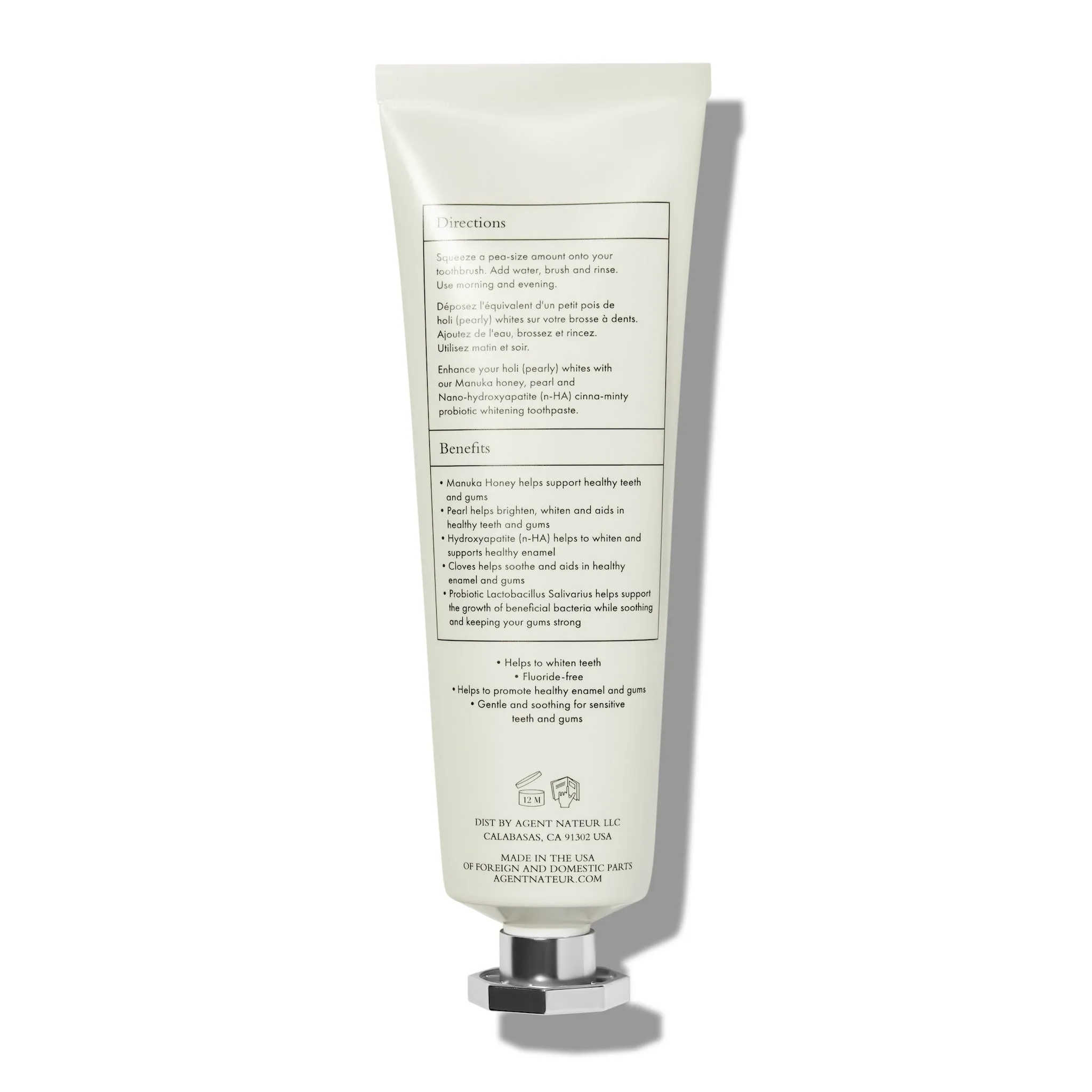 Holi (Pearly) Whites Probiotic Whitening Toothpaste