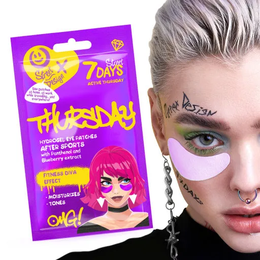 Hydrogel eye patches for complete relaxation