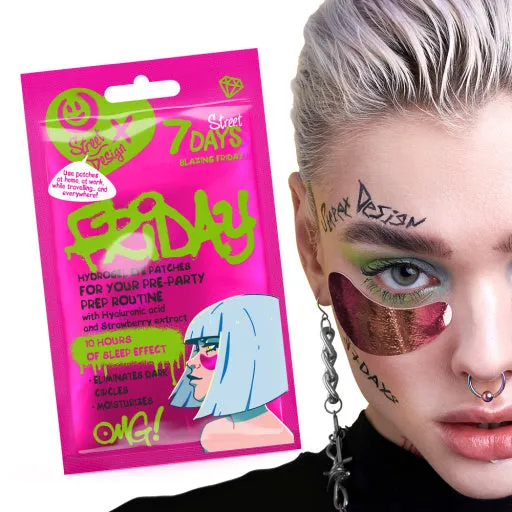 Hydrogel eye patches for complete relaxation
