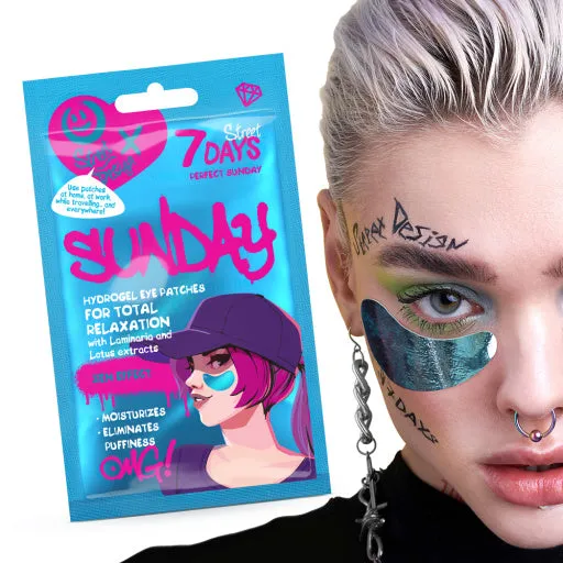 Hydrogel eye patches for complete relaxation