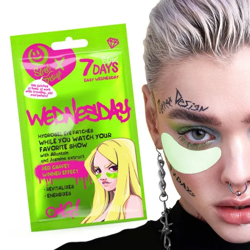 Hydrogel eye patches for complete relaxation