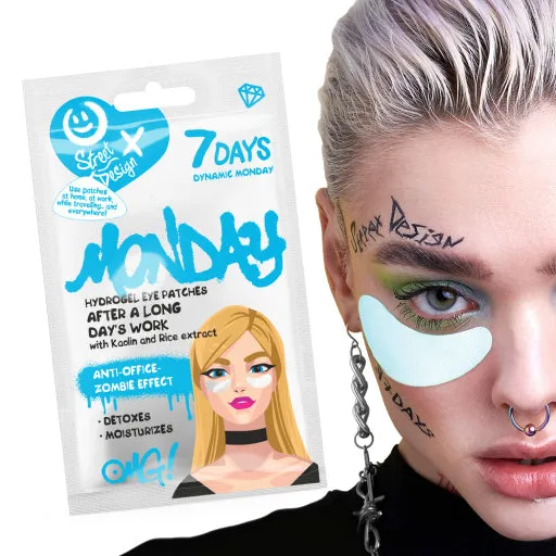 Hydrogel eye patches for complete relaxation