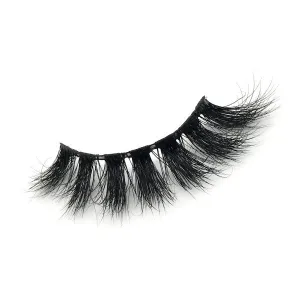 Imakeupnow - 1 Pair Handmade Faux Mink Eyelashes- Black (Daydream)