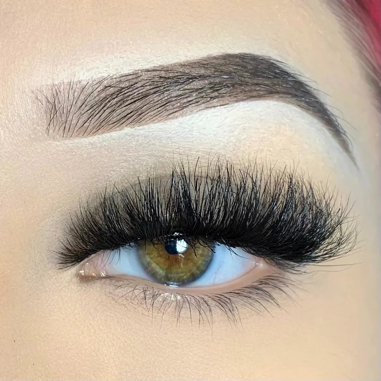 Imakeupnow - 1 Pair Handmade Faux Mink Eyelashes- Black (Daydream)