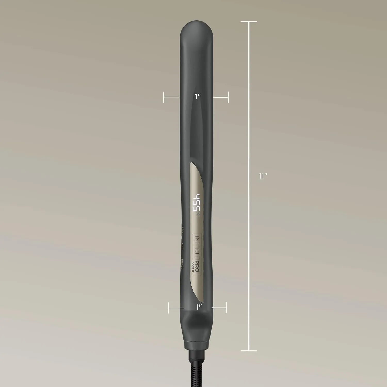 INFINITIPRO by CONAIR Tourmaline Ceramic Flat Iron, 1-Inch Digital Flat Iron