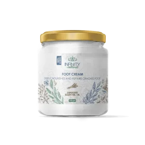 Infinity Naturals Foot Cream Lavender Essential Oil