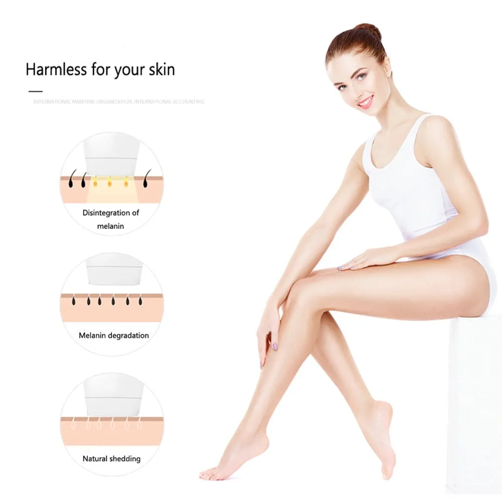 IPL Laser Hair Removal Machine, with LED display panel. 900000 flash