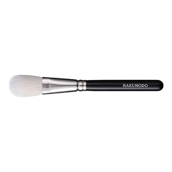 J545BkSL Powder & Liquid Brush Round & Flat Duo Fiber [HB0746]