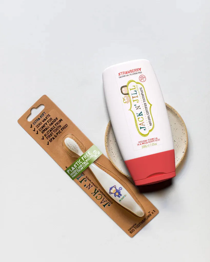 Jack N' Jill Fluoride-Free Strawberry Toothpaste 200g