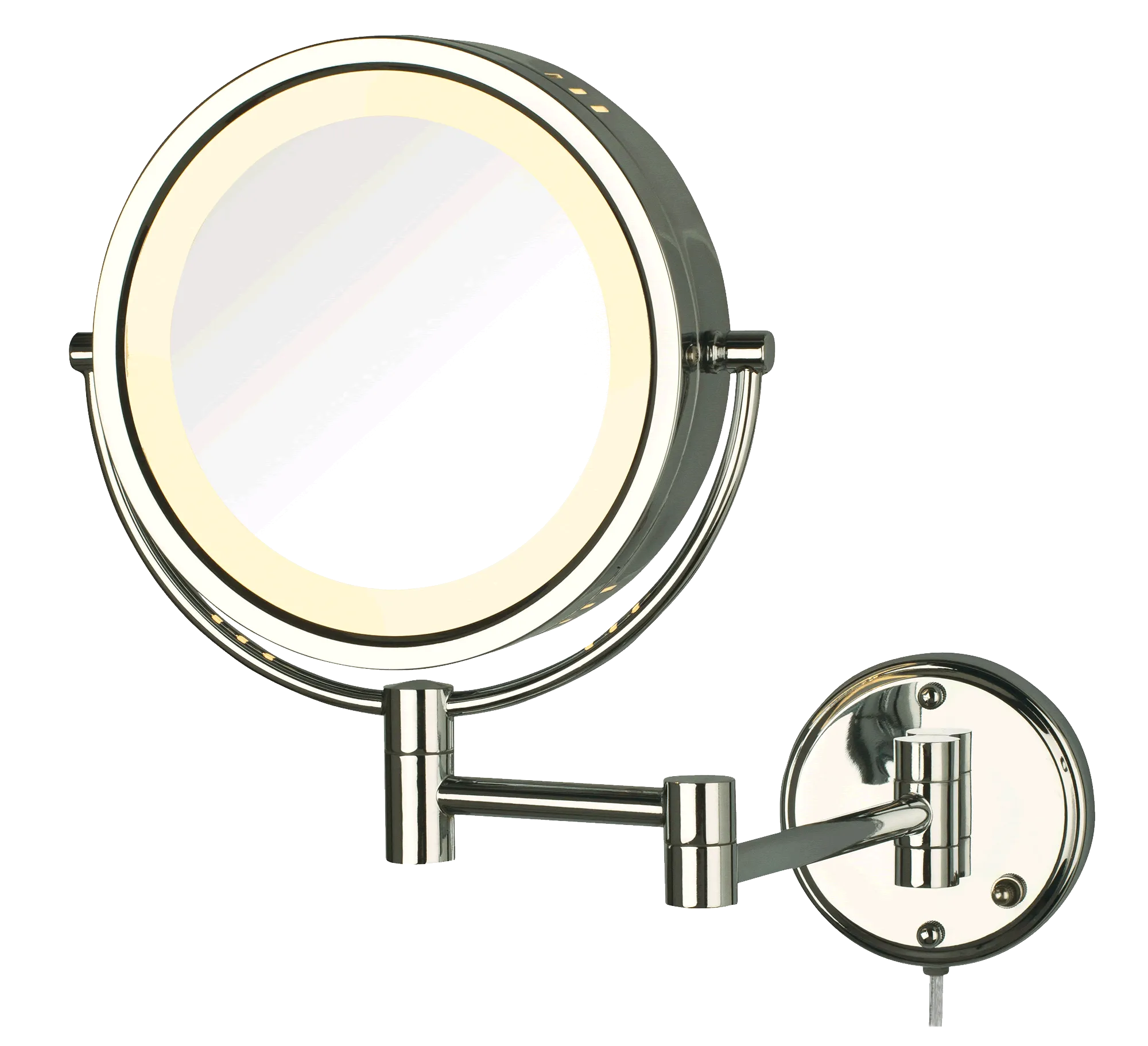 Jerdon 8x/1x Reversible Plug-In Make Up Mirror - 3 Finishes