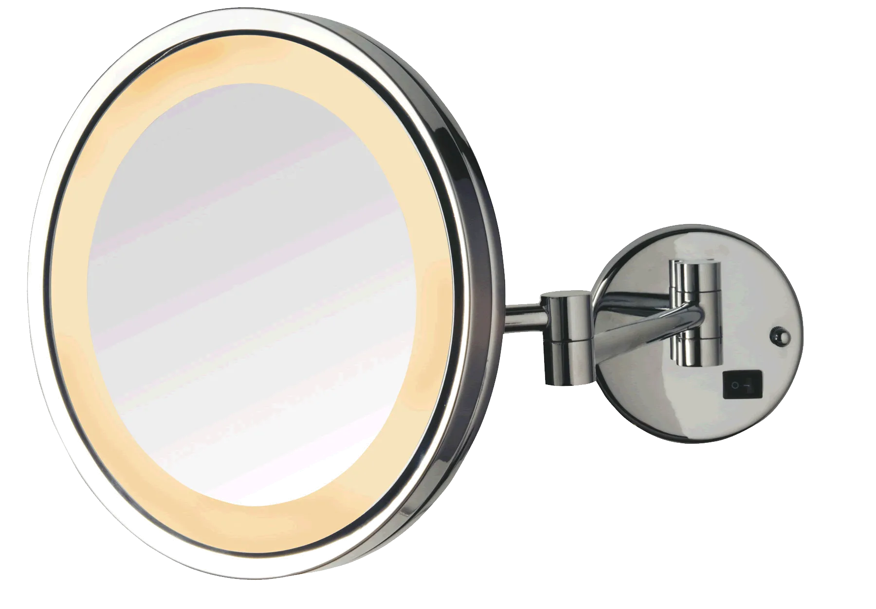 Jerdon Hardwired 5x LED-Lighted Makeup Mirror - 2 Finishes