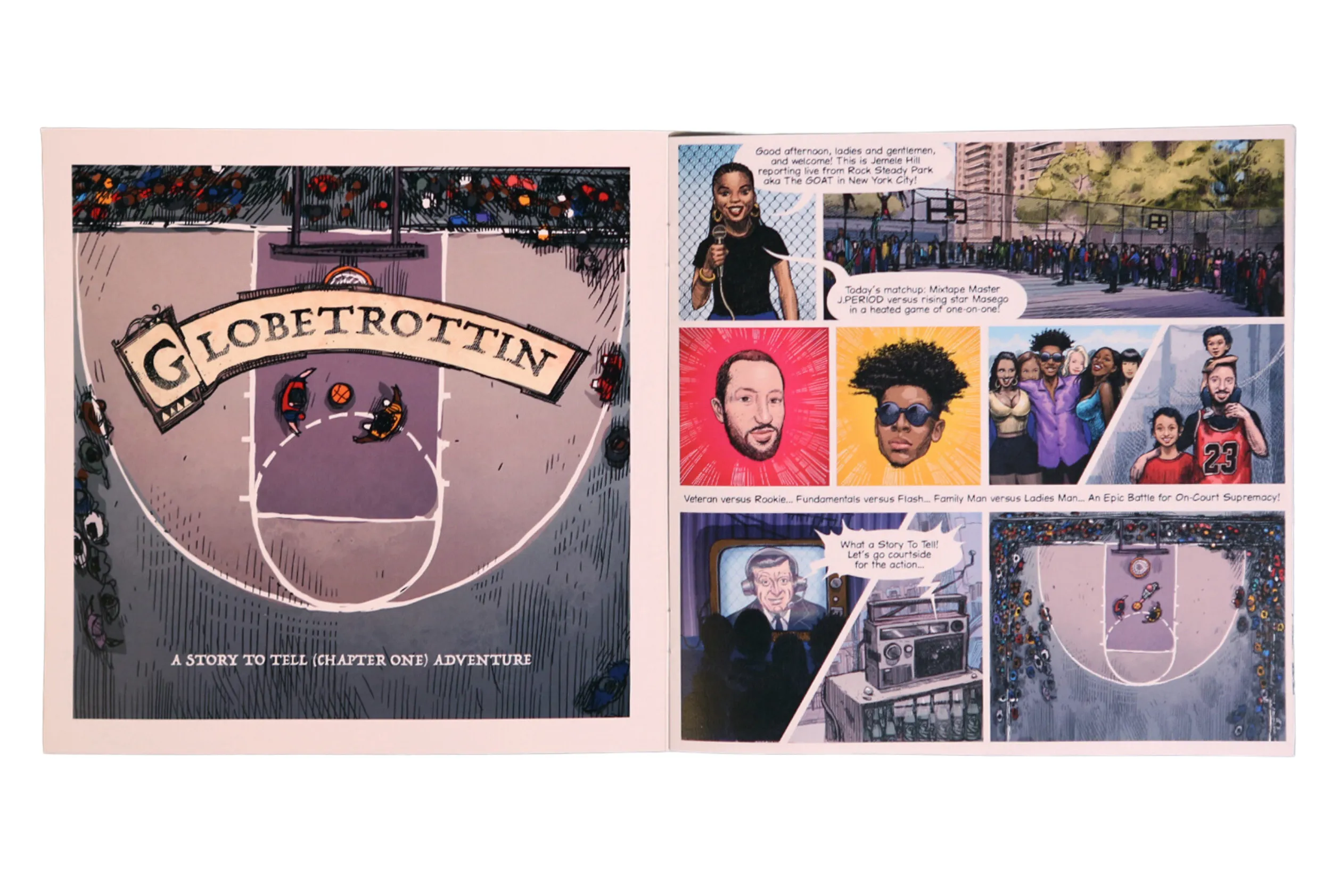 J.PERIOD Complete Collection USB Mixtape   Globetrottin 7" Comic Book (Bundle)