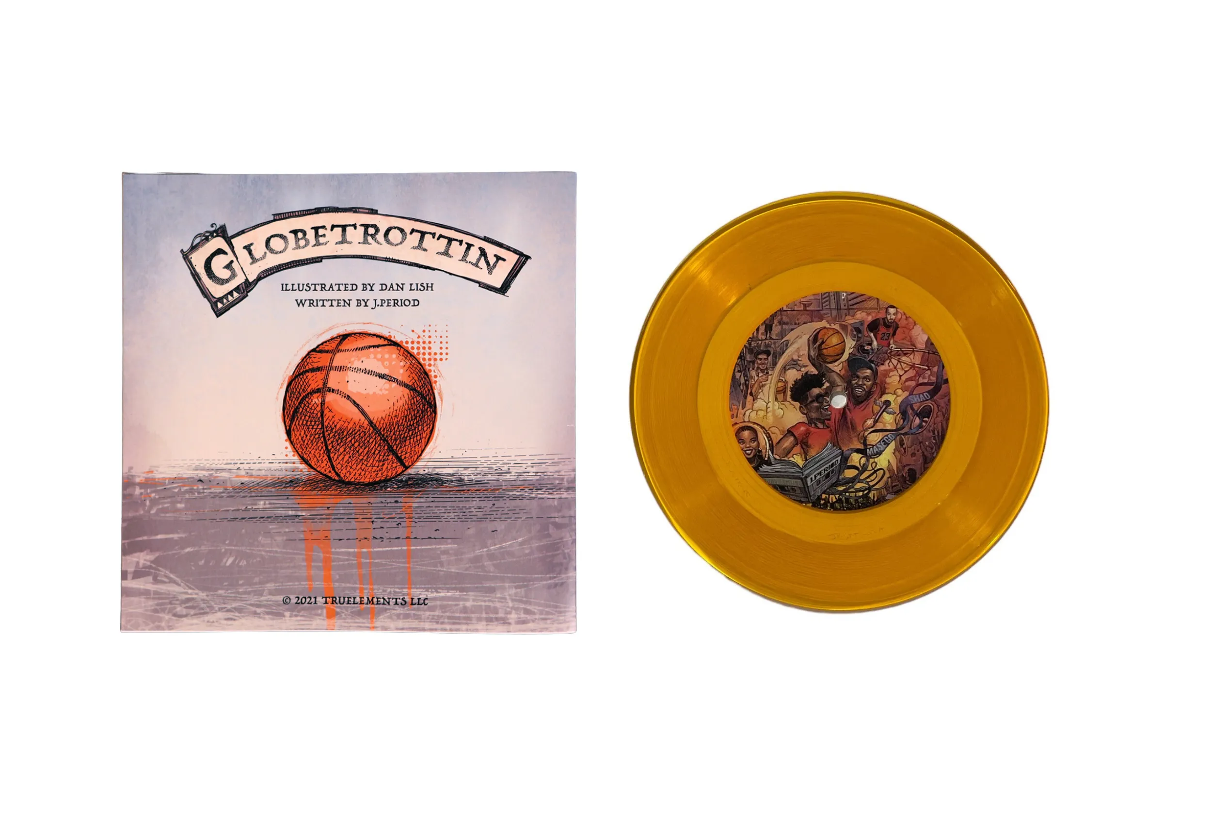 J.PERIOD Complete Collection USB Mixtape   Globetrottin 7" Comic Book (Bundle)