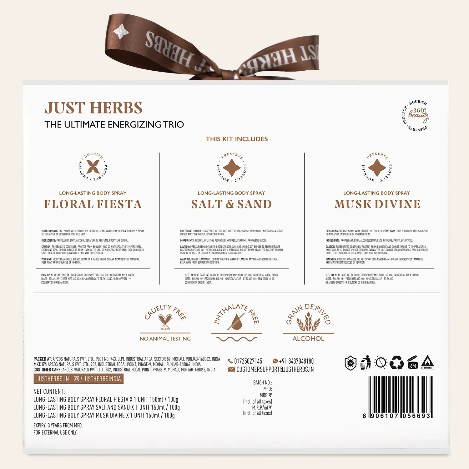 Just Herbs - The Ultimate Energizing Trio