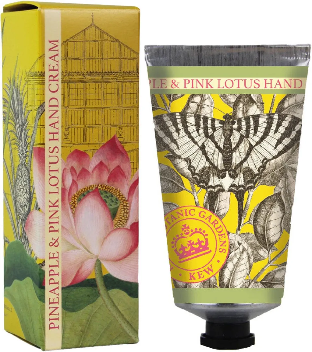 Kew Gardens Pineapple & Pink Lotus Hand Cream 75ml