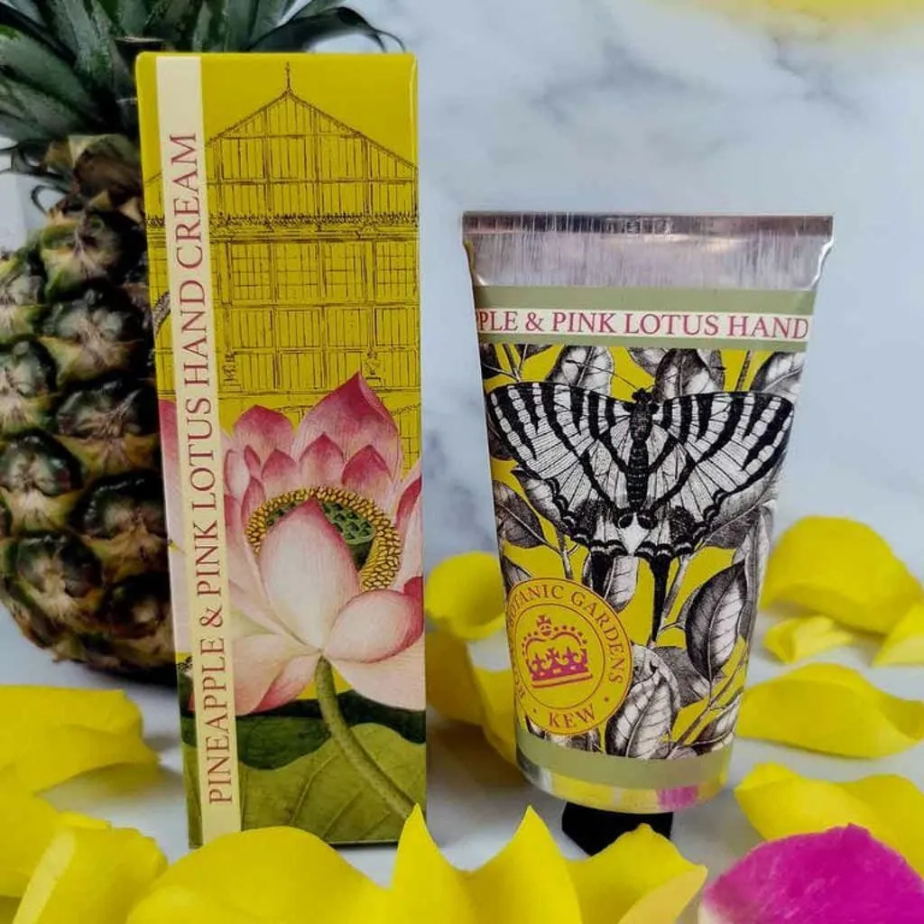 Kew Gardens Pineapple & Pink Lotus Hand Cream 75ml
