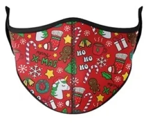 Kids or Adult Masks Ages 8  Mask - Christmas Red