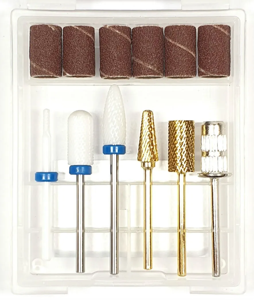 Kiepe Nail Drill Bits Set (6 PCS)