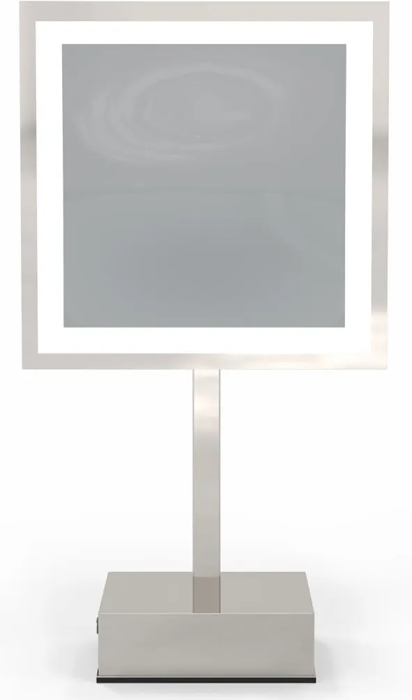 Kimball & Young 3x Cordless 5,500k LED Free-Standing Makeup Mirror