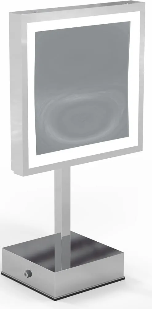Kimball & Young 3x Cordless 5,500k LED Free-Standing Makeup Mirror