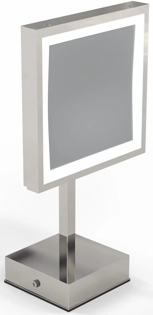 Kimball & Young 3x Cordless 5,500k LED Free-Standing Makeup Mirror