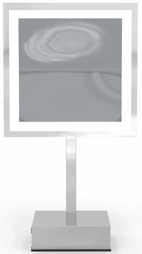 Kimball & Young 3x Cordless 5,500k LED Free-Standing Makeup Mirror