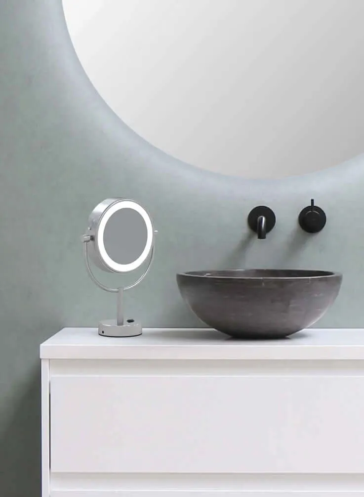 Kimball & Young LED 5x/1x Vanity Mirror 3,500k/5,5500K, 5 Finishes
