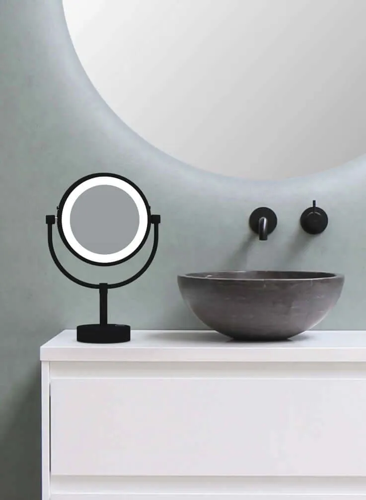 Kimball & Young LED 5x/1x Vanity Mirror 3,500k/5,5500K, 5 Finishes