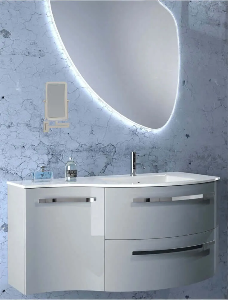 Kimball & Young Mirror Image Extension Makeup Mirror, 3x/1x Reversible, 5 Finishes