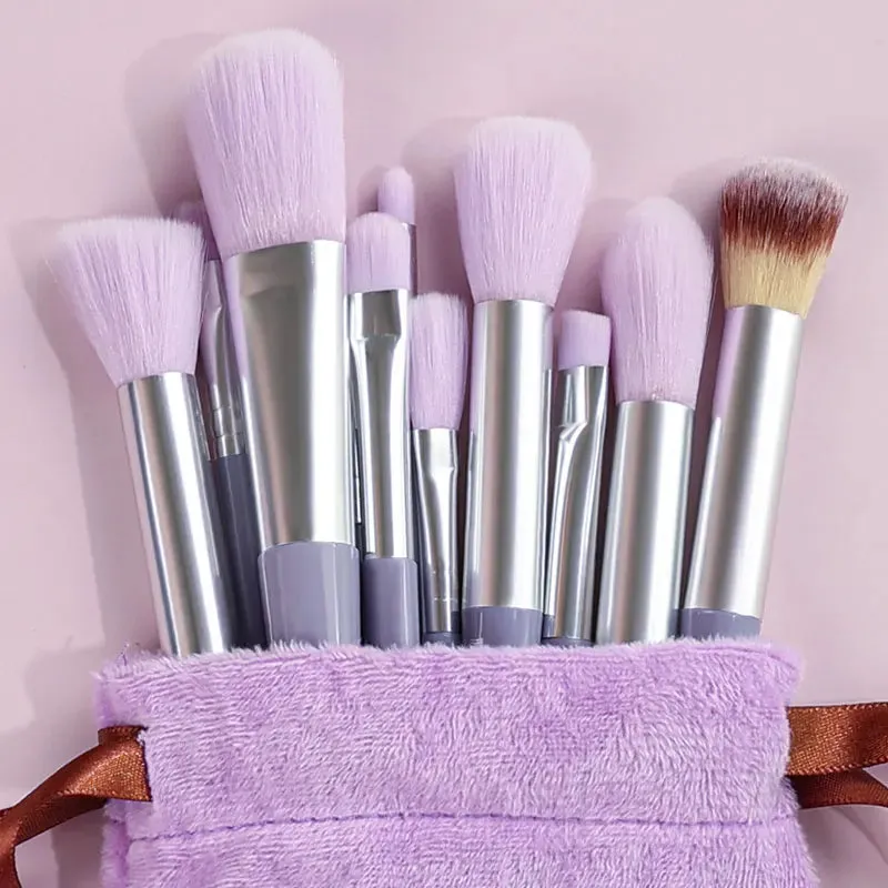 Lady Glams - 13PCS Makeup Brushes Set Super soft detail brush Blush Brush Foundation Concealer Contour Eyeshadow Brush Women Beauty Tools