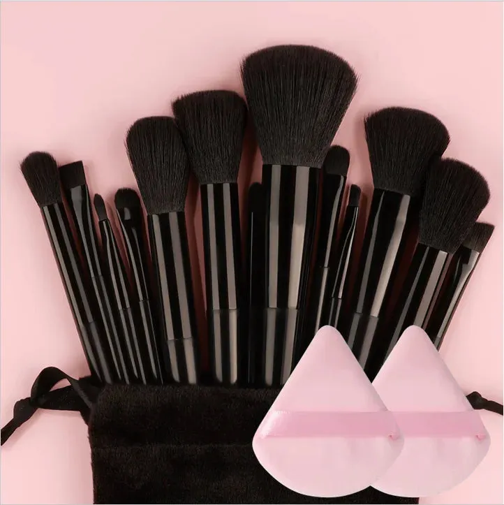Lady Glams - 13PCS Makeup Brushes Set Super soft detail brush Blush Brush Foundation Concealer Contour Eyeshadow Brush Women Beauty Tools