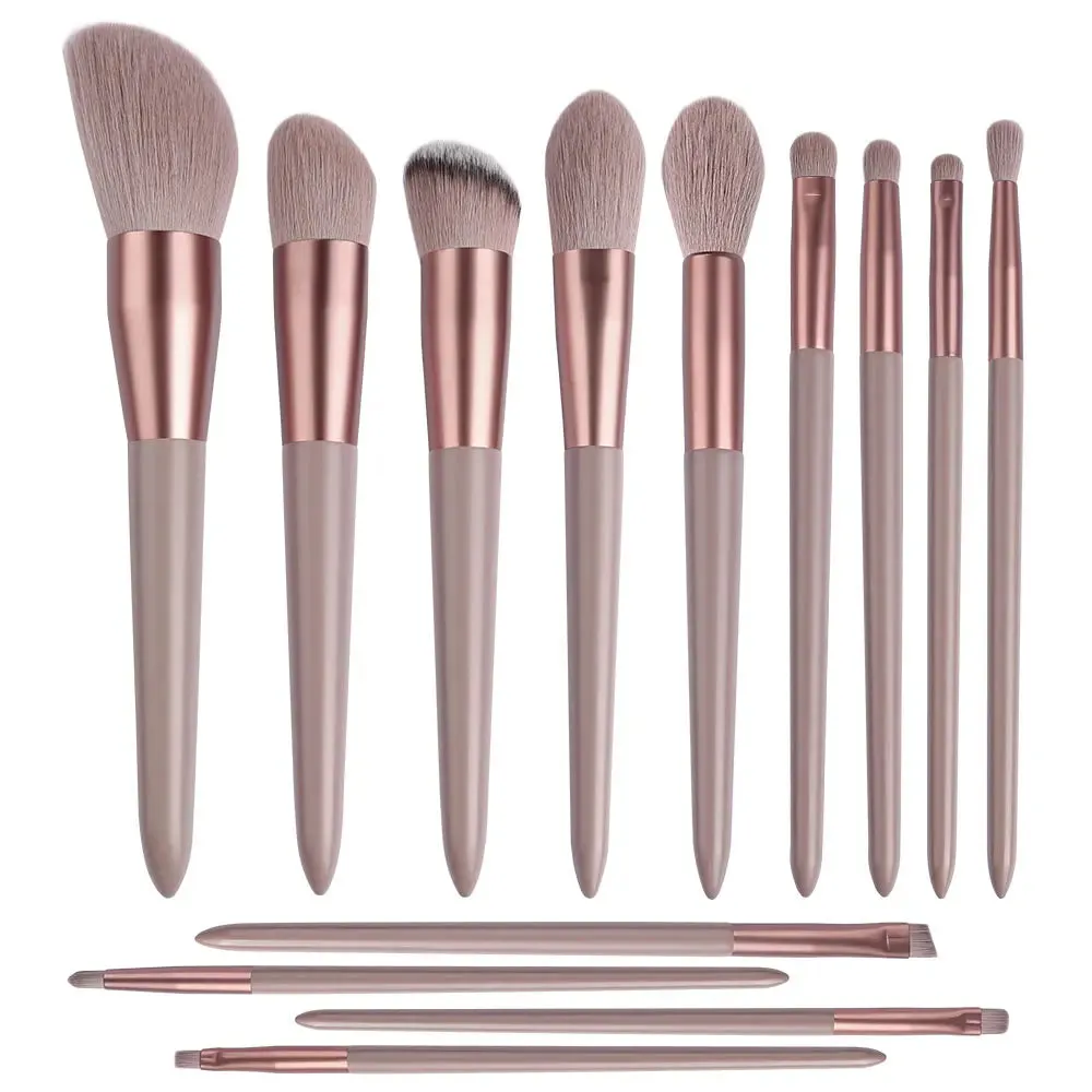 Lady Glams - 13PCS Makeup Brushes Set Super soft detail brush Blush Brush Foundation Concealer Contour Eyeshadow Brush Women Beauty Tools