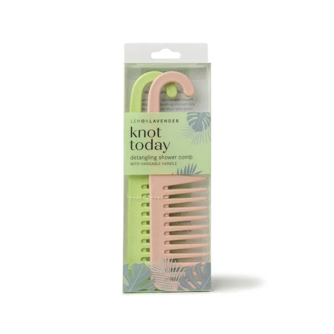 Lemon Lavender Knot Today Detangling Shower Comb