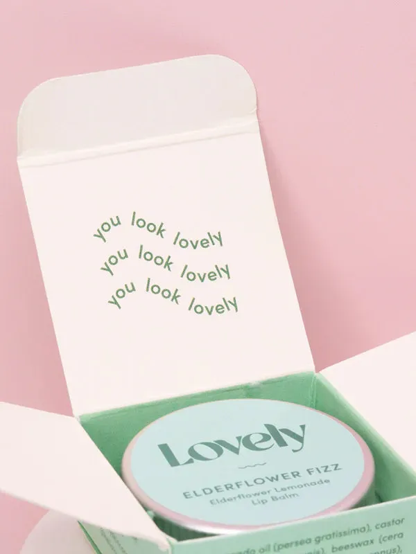 Lovely Lip Balms | Elderflower Fizz | Elderflower Lemonade