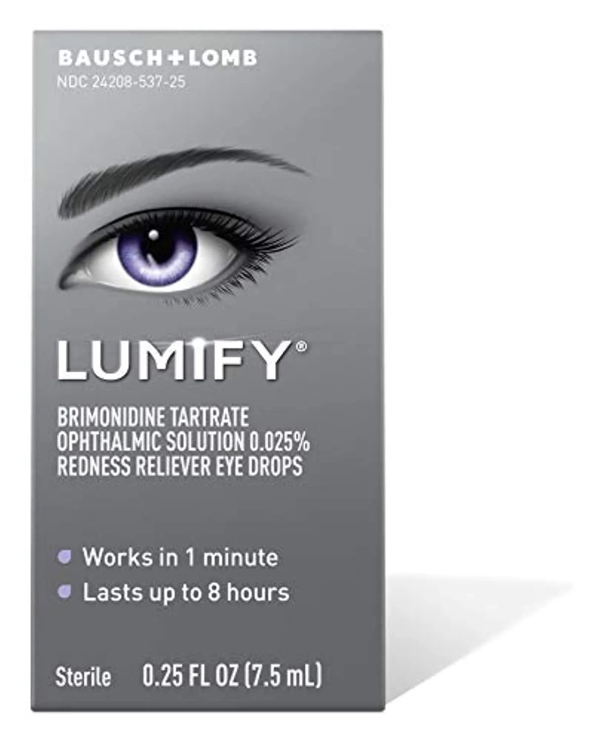 LUMIFY Redness Reliever Eye Drops 0.25 Fl Oz (7.5mL)
